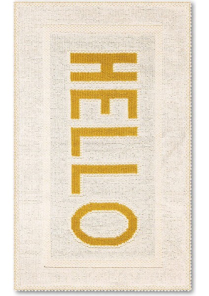 Hello Doğal Pamuklu 2'li Banyo Paspas Seti 60X100 50X60 Bej fiyatları