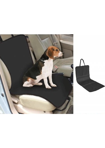 Araba Koltuk Arkası Koruyucu 2'li Set + Evcil Hayvan Tekli Araç Koltuk Kılıfı - Siyah 7G8H9I fırsatları