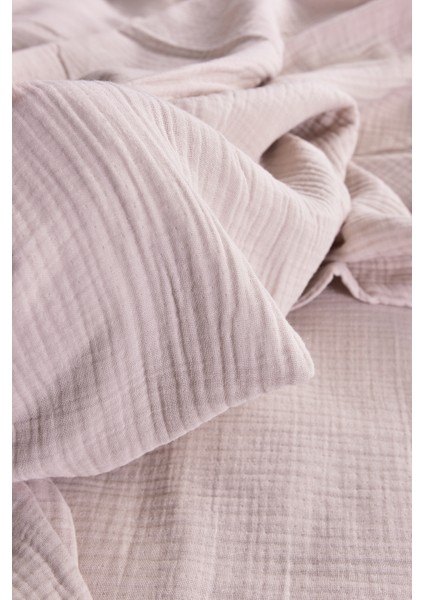 Müslin Çift Kişilik Nevresim Takımı Bej indirimleri