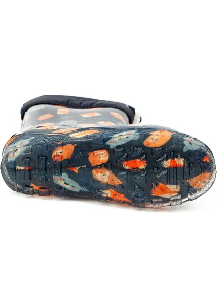 15108 Emek Ulaş Lacivert Kedili Çocuk Yağmur Çizmesi indirimleri