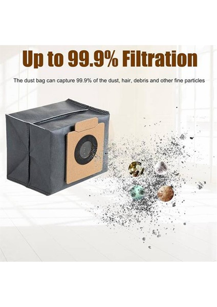 Eufy Clean X8 Pro Otomatik Boşaltma Istasyonu Için 4 Adet Toz Torbası (Yurt Dışından) indirimleri