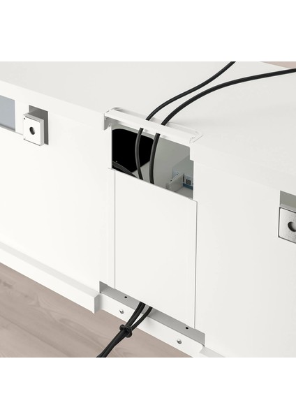 Besta Tv Sehpası Beyaz 180 x 42 x 38 cm Lappvıken