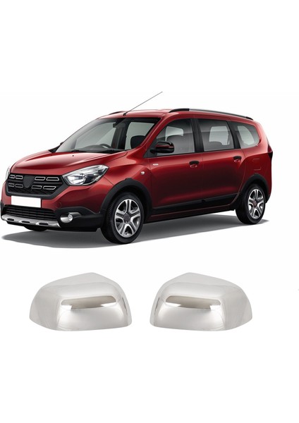 Dacia Lodgy Uyumlu 2012 Ve Üzeri Krom Ayna Kapağı 2 Parça Paslanmaz Çelik modelleri