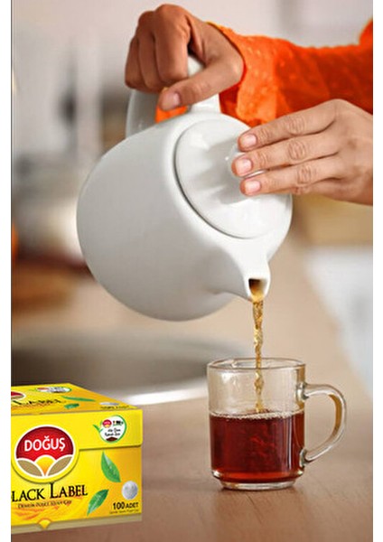 Black Label Demlik Poşet Siyah Çay 100 Adet Pratik Kullanım ve Hoş Aroma modelleri