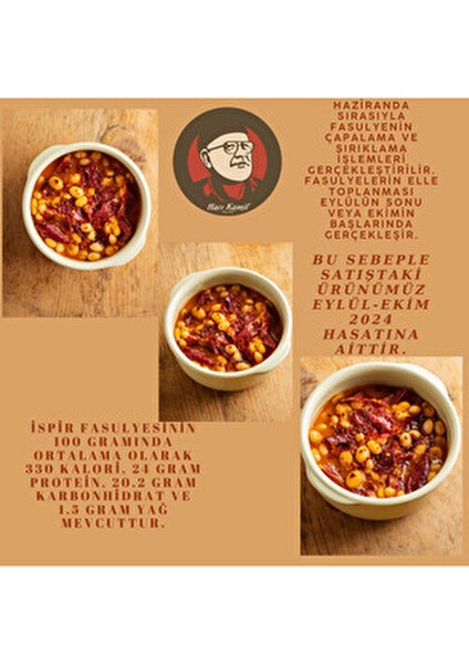 Ispir Fasulye 1000 gr 2025 Ekim Mahsulü