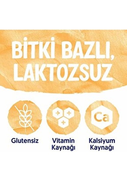Vanilya Aromalı Badem İçeceği 4x1 Lt Doğal Laktozsuz Vegan Seçenek
