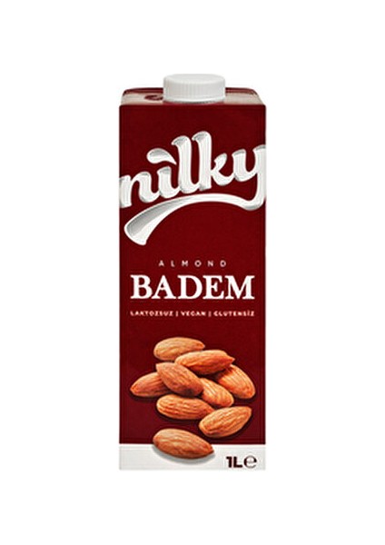 Badem Sütü Glütensiz Vegan 2x1 lt Laktosuz Besin Desteği ile Sağlıklı İçecek