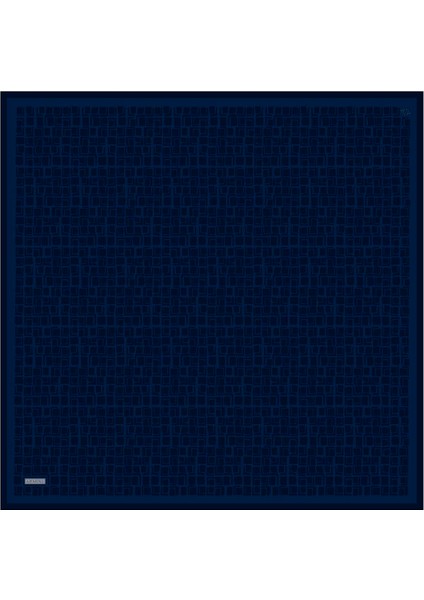 Geometrik Desenli Saf Ipek Twill Eşarp 9438D 50 fırsatları