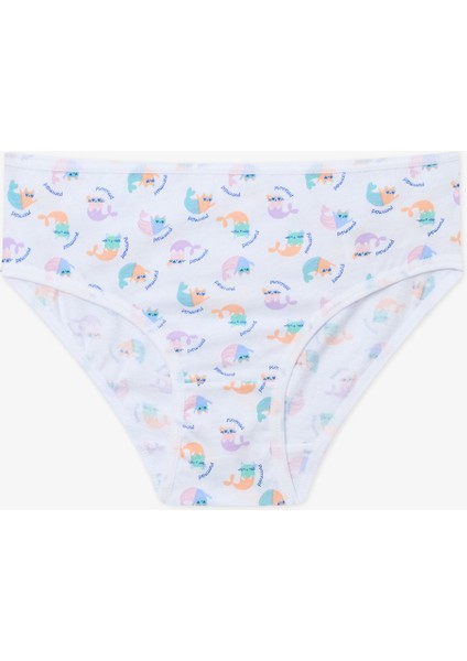 Kız Çocuk Purrmaid Çok Renkli 3lü Slip Külot
