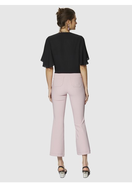 Geniş Paça Kadın Pantolon Gülkurusu Y9912030_052 modelleri