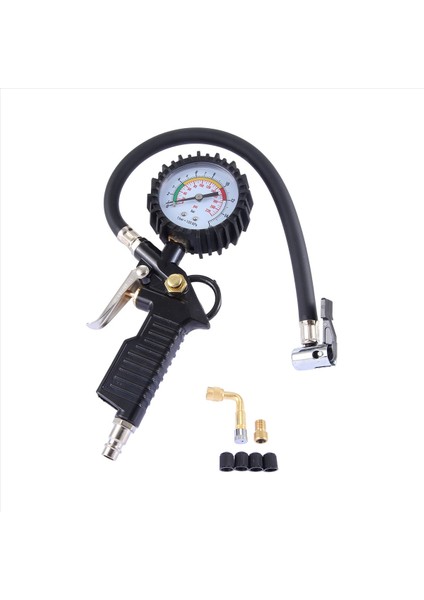 Araç Lastik Basınç Göstergesi 220 Psi Lastik Şişiricisi, Araç Motosiklet Bisiklet Kamyonu Için 90 Derece Valf Genişletici Hava Kompresörü (Yurt Dışından) fiyatları