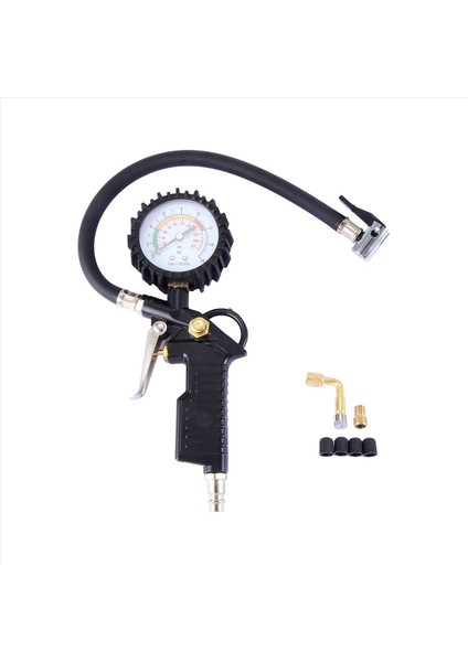 Araç Lastik Basınç Göstergesi 220 Psi Lastik Şişiricisi, Araç Motosiklet Bisiklet Kamyonu Için 90 Derece Valf Genişletici Hava Kompresörü (Yurt Dışından) modelleri