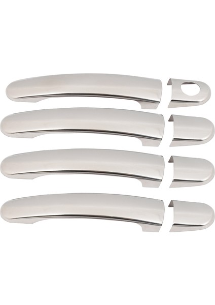 Volkswagen Lupo Uyumlu 1998-2005 Krom Kapı Kolu 4 Kapı Paslanmaz Çelik indirimleri