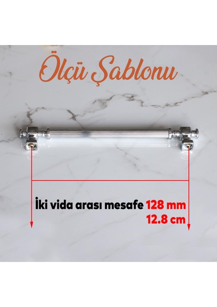 Mobilya Çekmece Mutfak Dolabı Dolap Kulpları Kulbu Krom Çizgili Metal Kulp Kulpu 128 mm fiyatları