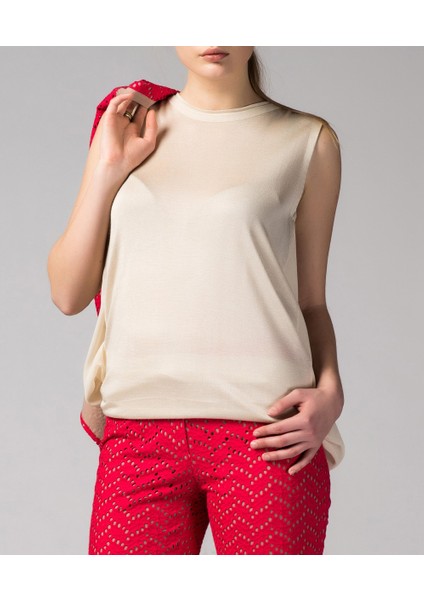 Kolsuz Triko Ekru Y1471004_049