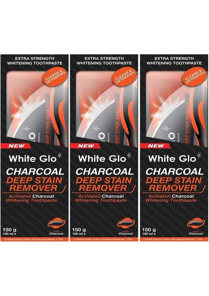 Aktif Karbon Kömürlü Beyazlatıcı Diş Macunu 150 G Avantajlı Paket X3 Adet