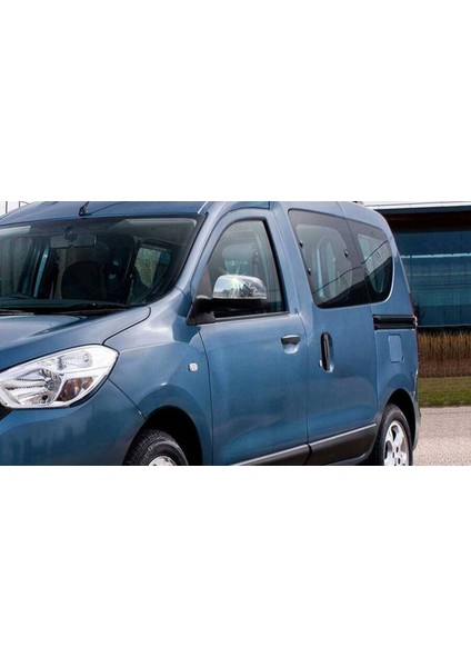 Dacia Dokker Uyumlu 2012 ve Üzeri Krom Ayna Kapağı 2 Parça Paslanmaz Çelik