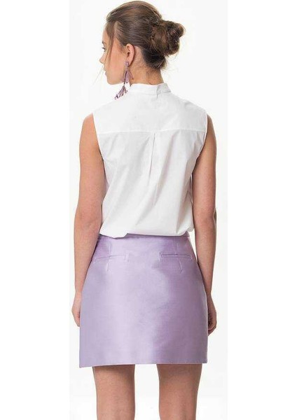 Ön Detaylı Etek Lila Y1615049_017 indirimleri
