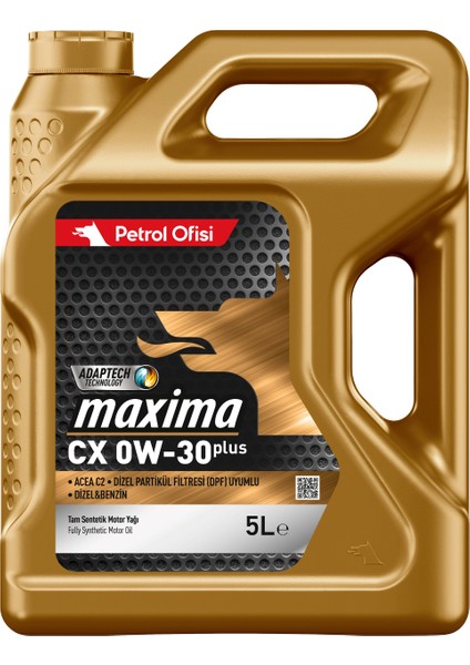 Maxima Cx 0W-30 Plus 5 Litre Motor Yağı