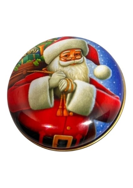 Kırmızı Noel Baba Resimli Kokulu Hediyelik Yılbaşı Yeni Yıl Dekoratif Teneke Içinde Mum fiyatları