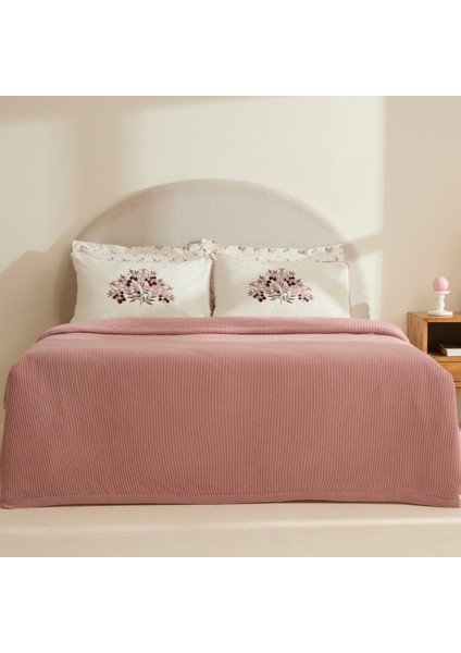 Rubelia Mürdüm Nakışlı Çift Kişilik Nish Set indirimleri