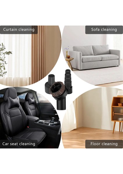 Vakum Fırçası Aparatı 1 1/4 Inç Yuvarlak Yumuşak At Kılı Vakum Fırçası (Yurt Dışından) fiyatları