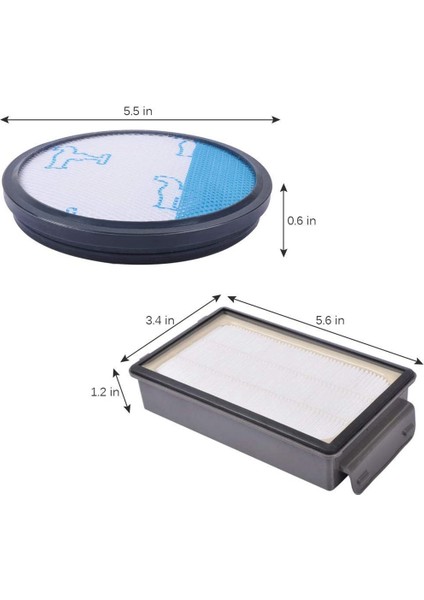 Rowenta Cyclonic Power Serisi RO3753EA Için 4 Adet Hepa Filtre (Yurt Dışından) modelleri