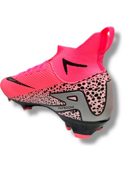 Yeni Model Özel Taban Çoraplı Krampon Pembe Siyah Desenli fırsatları