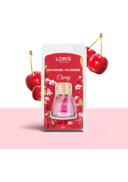 Kiraz Oto Parfümü 9 ml Asma Koku ile Arabanızda Ferah Bir Hava Sağlar