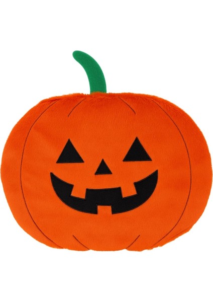 Cadılar Bayramı Temalı Kedi Minderi | Balkabağı Şeklinde Oyun ve Dinlenme Minderi