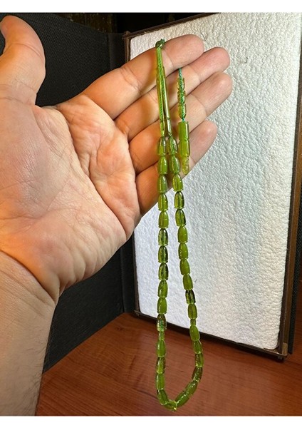 AKRİLİK TESBİH MERMİ KESİM YENİ MODEL YEŞİL RENK HEDİYE T-294 modelleri