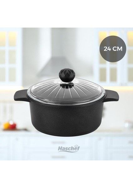 Kristal Derin Tencere 24 cm