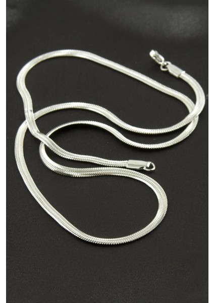 Italyan Zincir Çelik Kolye 55 cm