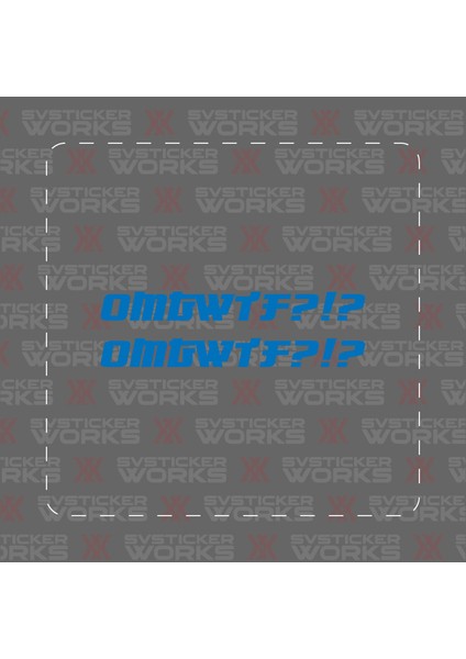 Omgwtf Yazılı Jdm Sticker Araba Laptop Motosiklet Sticker Yapışkanlı Folyo fiyatları