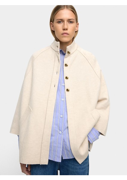 Yüksek Yaka Örgü Panço fırsatları