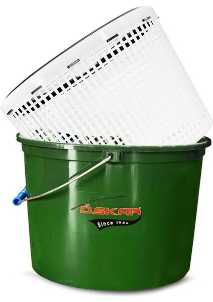 Süzgeçli Oval Balıkçı Kovası 9lt
