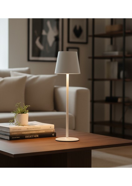 3 Fonksiyonlu Masa Lambası – KML114 (Dokunmatik Sensörlü) - Beyaz