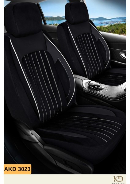 Akra Dik Nakış Serisi Universal Oto Koltuk Kılıfı - AKD 3023