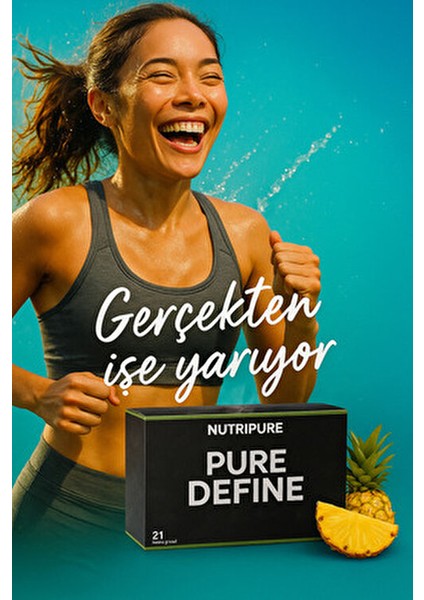 Puredefine Definitive Tea 21 Günlük Bitkisel Toz Kür Su Tutulmasını Engeller fiyatları