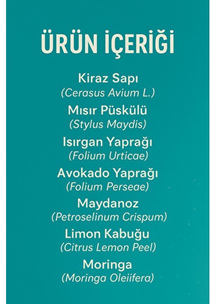 Puredefine Definitive Tea 21 Günlük Bitkisel Toz Kür Su Tutulmasını Engeller fırsatları