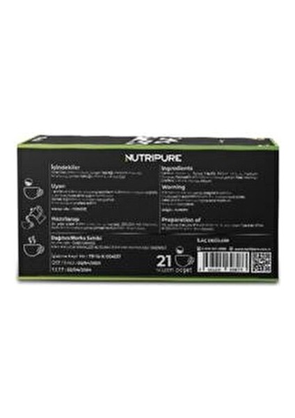 Puredefine Definitive Tea 21 Günlük Bitkisel Toz Kür Su Tutulmasını Engeller