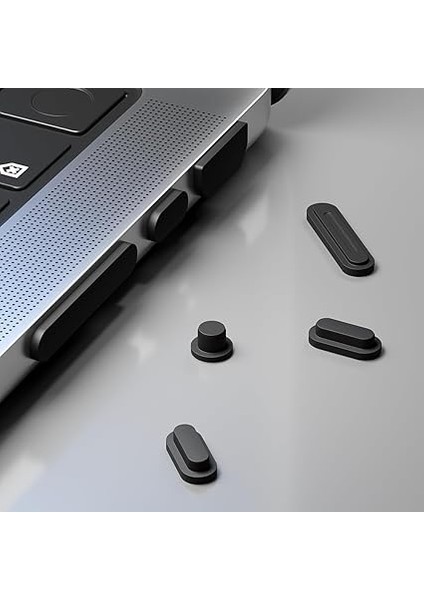 21 Adet Toz Önleyici Kir Tapası Bardak Seti 2024-2021 MacBook Pro 14,2 Inç 16,1 Inç M4 M3 M2 M1 Pro/max (A3112/A3185/A3401/A3186/A3403) Aksesuar Silikon Kir Önleyici Koruyucu Kapak (Siyah) indirimleri
