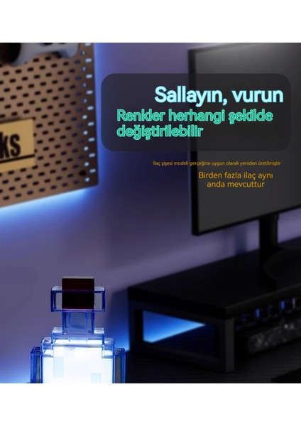 Minecraft Renk Değiştiren Su Şişesi Süsleri (Yurt Dışından) fiyatları