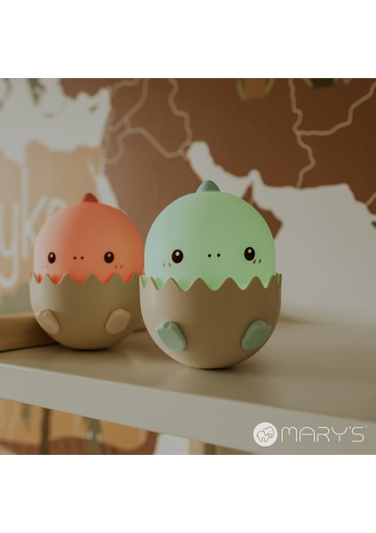 Baby Dino Mavi LED Gece Lambası