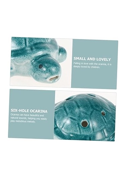 2 Adet 6 Küçük Kaplumbağa Ocarina Seramik Stl Ocarina Tonları Ocarina Çocuklar Ocarina 12 Delikli Ocarina Patates Flüt Ocarina Rüzgar Şaheseri Gemi Flüt Hayvan Seyahat Müzik fırsatları