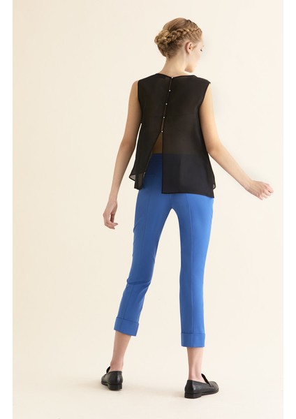 Kısa Paça Dar Kadın Pantolon Turkuaz Y1812076_029 fiyatları