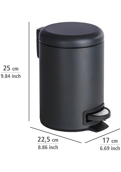 Genfer Şık Çöp Kutusu, Pedallı Çöp Kutusu, Paslanmaz Çelik fırsatları