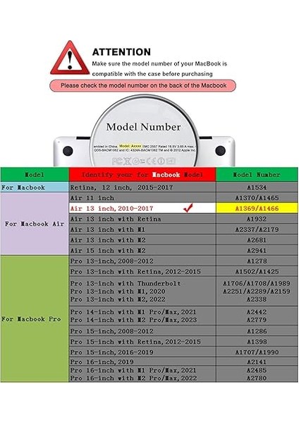 Art Graffiti Case Için MacBook Air 13 Old Release (2010-2017, Models: A1369 / A1466) Hard Shell Case With Keyboard Cover Set - D fiyatları