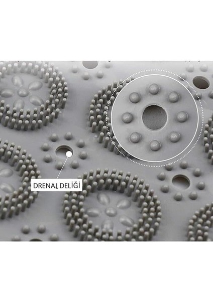 Life Kaydırmaz Vantuzlu Silikon Banyo Paspası MIT1069 fiyatları