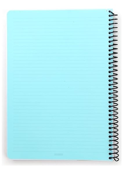 Infinity Pastel Serisi, A4, 7 Konulu (5 Kareli, 2 Çizgili) 210 Yaprak Pp Kapaklı Spiralli Defter, Mavi modelleri